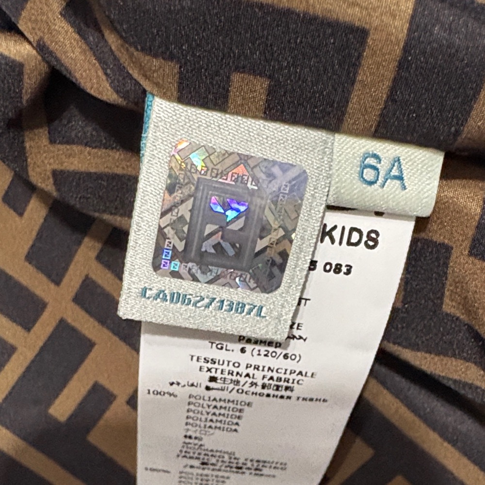 Fendi Light Pink Bomber Jacket with Bear Patch - Picture 3 of 5